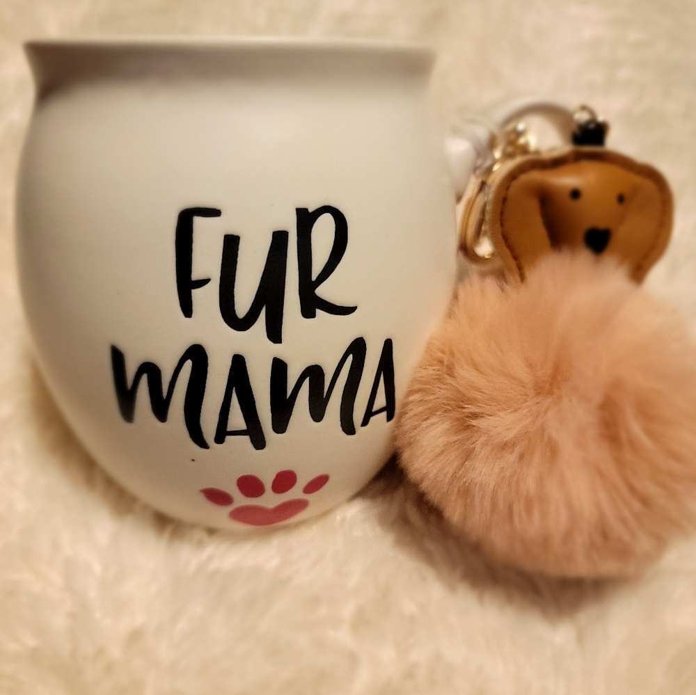 Prima Design Mug and Keychain "Fur Mama" printed on both sides